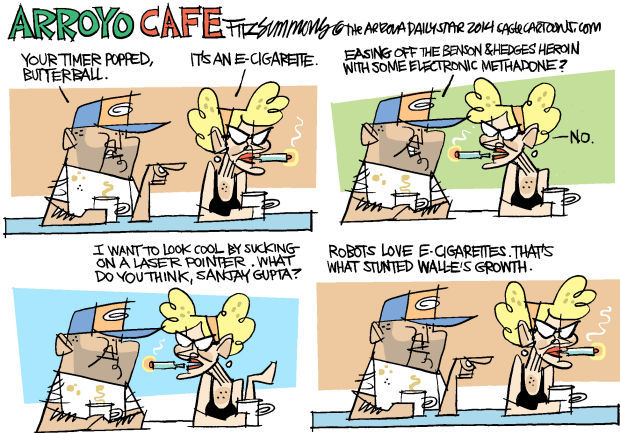 Daily Fitz Cartoon: E-cigarettes